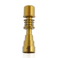 Thumbnail for Titanium Gold 20mm 6-in-1 Skillet Enail Dab Nail Compatible With 10mm, 14mm, And 18mm Female Joints.