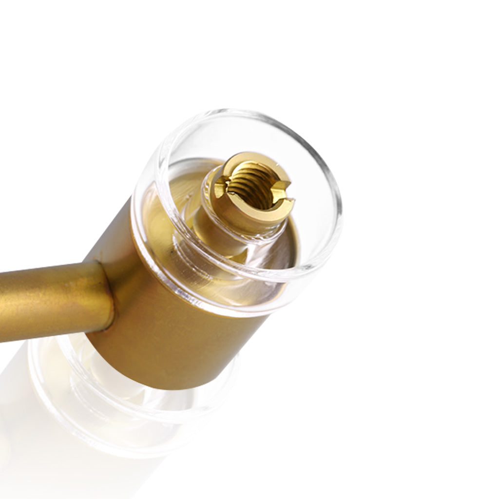 Titanium Gold 4 In 1 Sidecar Hybrid Dab Rig Nail Wax Retaining Part Close View