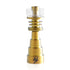 Universal Titanium Gold 6 In 1 Hybrid Dab Nail Compatible With 10mm, 14mm & 18mm Female Joints 