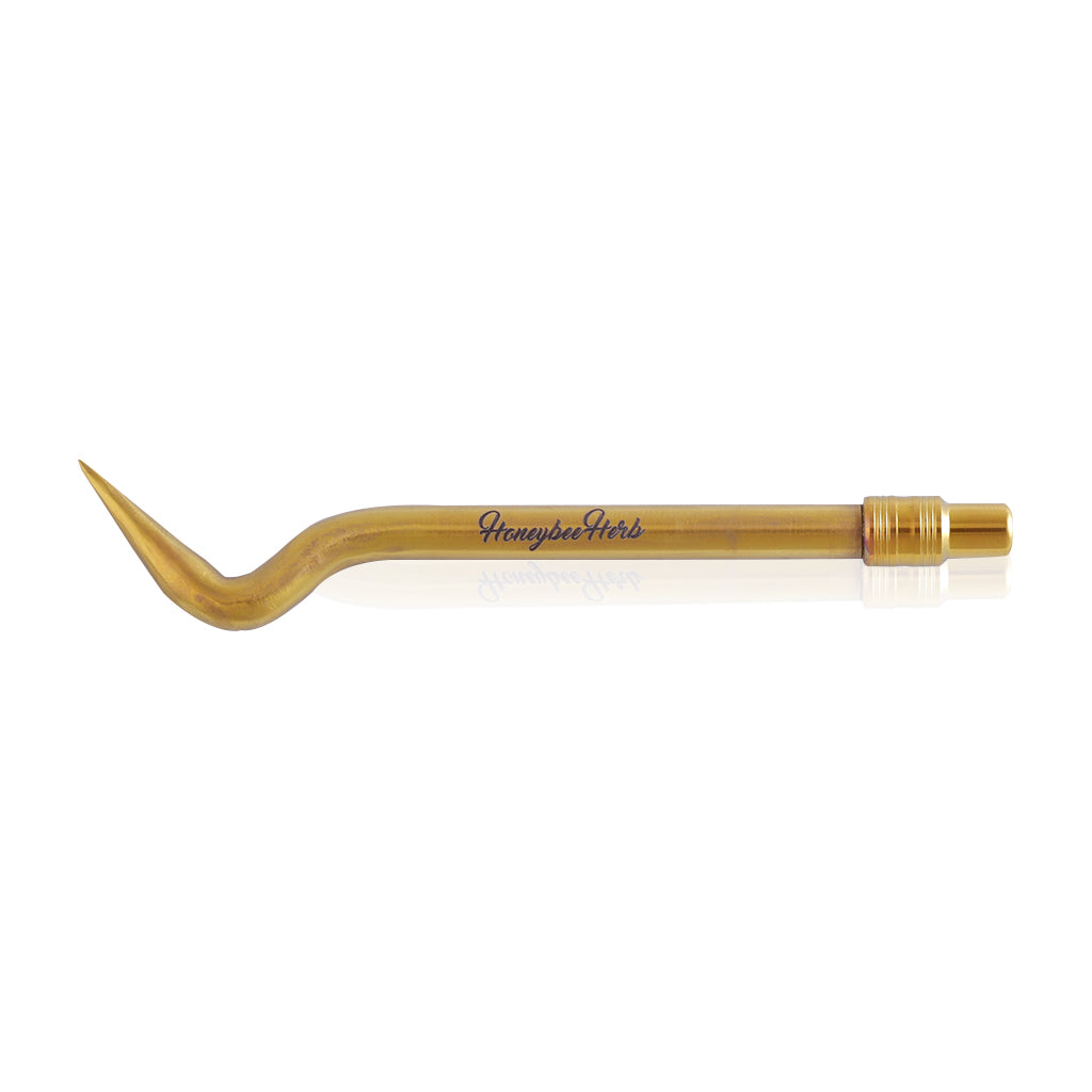 Titanium Gold Concentrate Bent Pencil Dab Tool