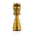 Titanium Gold 6-in-1 Moon Rock Dab Nail Compatible With 10mm, 14mm, And 18mm Female Joints.