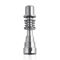 Thumbnail for Titanium Silver 16mm 6-in-1 Skillet Enail Dab Nail Compatible With 10mm, 14mm, And 18mm Female Joints.