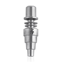 Thumbnail for Titanium Silver 16mm 6-in-1 Skillet Enail Dab Nail Compatible With 10mm, 14mm, And 18mm Male Joints.