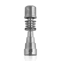 Thumbnail for Titanium Silver 20mm 6-in-1 Skillet Enail Dab Nail Compatible With 10mm, 14mm, And 18mm Female Joints.