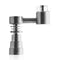 Titanium Silver 4 In 1 Sidecar Hybrid Dab Rig Nail Compatible with 10mm, 14mm, 18mm Female Joints