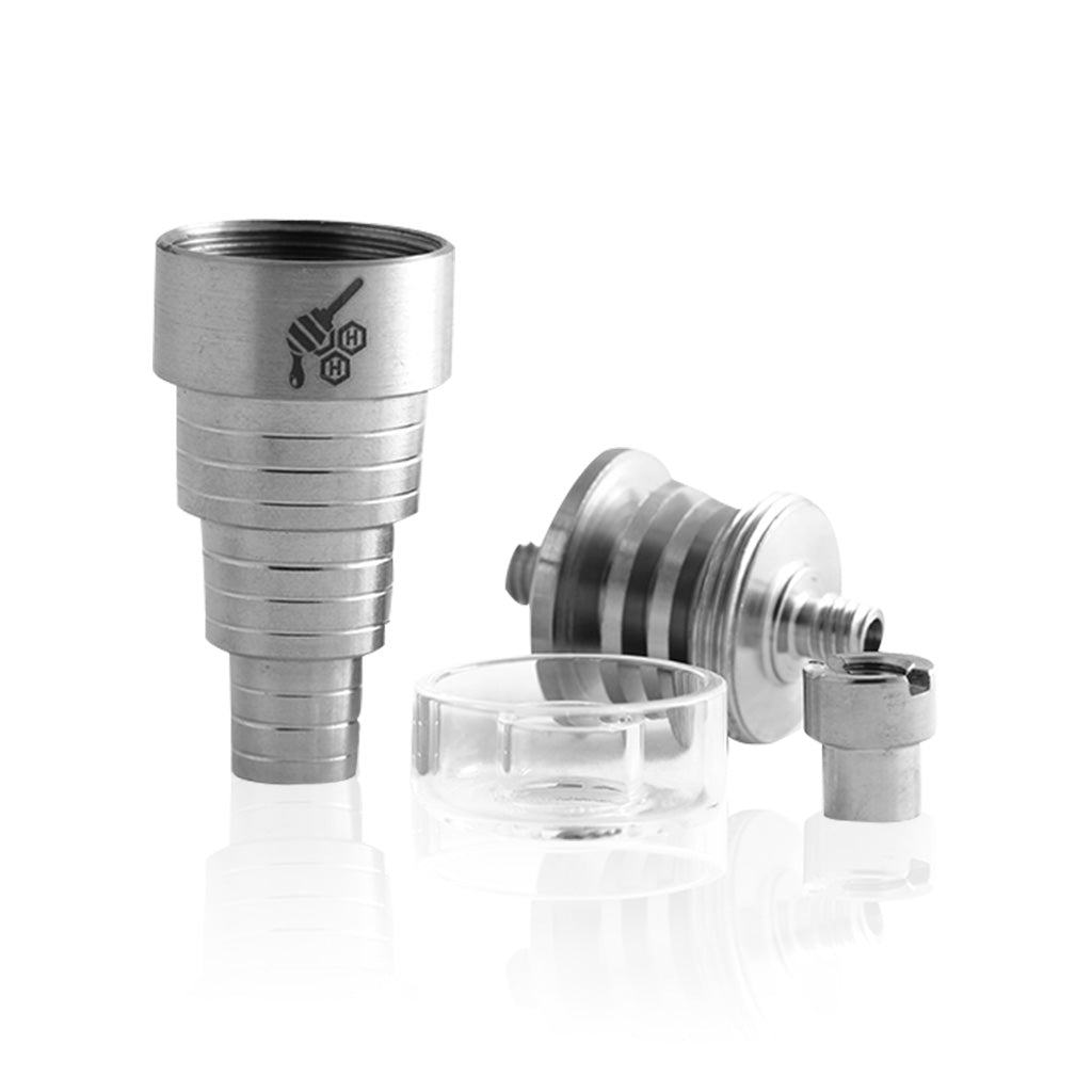 Dab Rig Nail Types Titanium 6-in-1 Hybrid Dab Nail For Dab Rig | Honeybee Herb