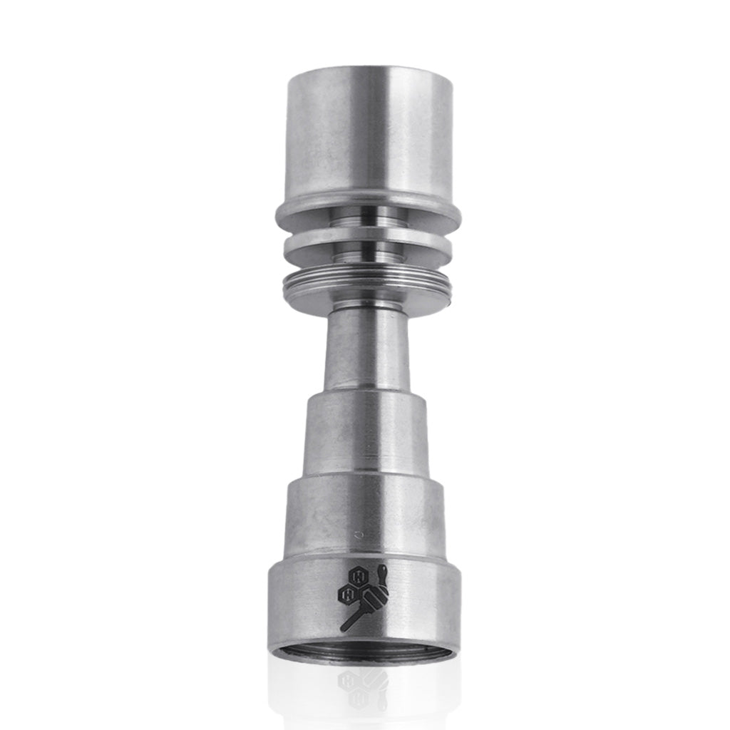 Titanium Silver 16mm 6-In-1 Original Enail Dab Nail Compatible With 10mm, 14mm, And 18mm Female Joints.