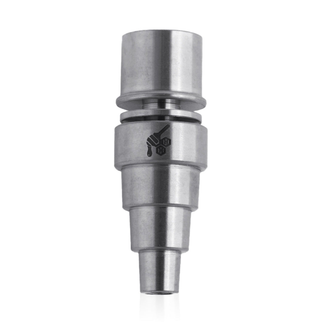 Titanium Silver 16mm 6-In-1 Original Enail Dab Nail Compatible With 10mm, 14mm, And 18mm Male Joints.