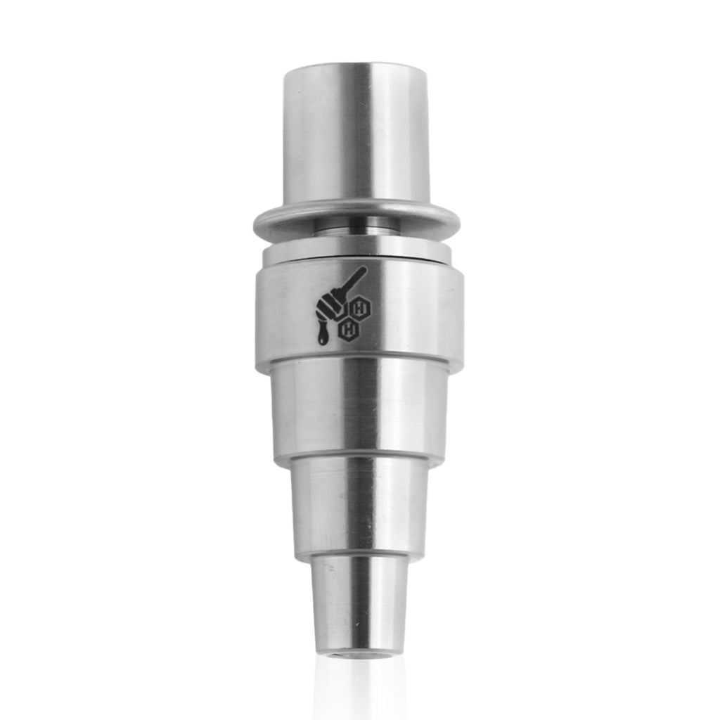 Titanium Silver 20mm 6-In-1 Original Enail Dab Nail Compatible With 10mm, 14mm, And 18mm Male Joints.