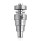 Universal Titanium 6-In-1 Original Silver Dab Banger Nail Compatible With 10mm, 14mm, And 18mm Male Joints.