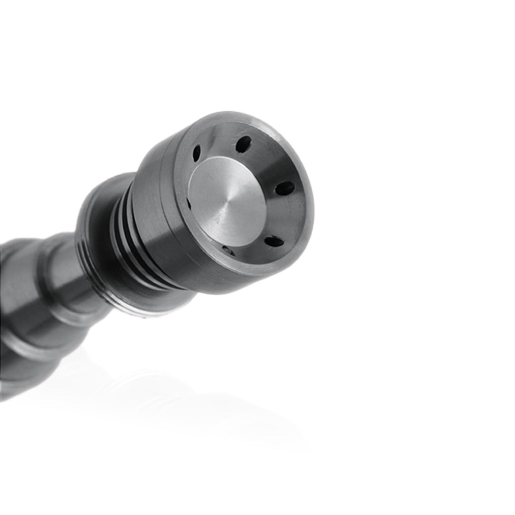 Universal Titanium Silver 6-in-1 Skillet Banger Nail Wax Retaining Part View