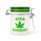 Ted Miller Innovations Airtight Frosted Glass High Maintenance Stash Jar From Honeybee Herb With Clamp Lock