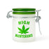 Ted Miller Innovations Airtight Frosted Glass High Maintenance Stash Jar From Honeybee Herb With Clamp Lock