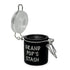 Ted Miller Airtight Glass Grandpop’s Stash Storage Jar With Open Clamp Lid
