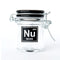 Airtight glass nugs periodic symbol storage jar by Ted Miller Innovations, sold by Honeybee Herb – collectible, stylish, and secure.