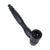 Durable black aluminium hand pipe for everyday smoking use