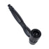 Durable black aluminium hand pipe for everyday smoking use