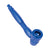 Blue aluminium metal pipe for smoking, stylish and durable design 