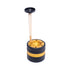 Aluminium Yellow Grinder With Cone Holder Funnel Using View 