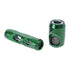 Green aluminum glass hand pipe stylish durable smoking accessory
