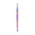 Rainbow anodized double-ended dabber tool with textured grip