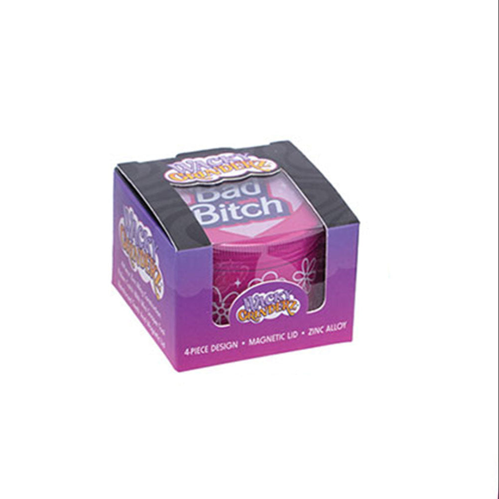 Bad Bitch 2.5-Inch Wacky Grinder Packaging View 