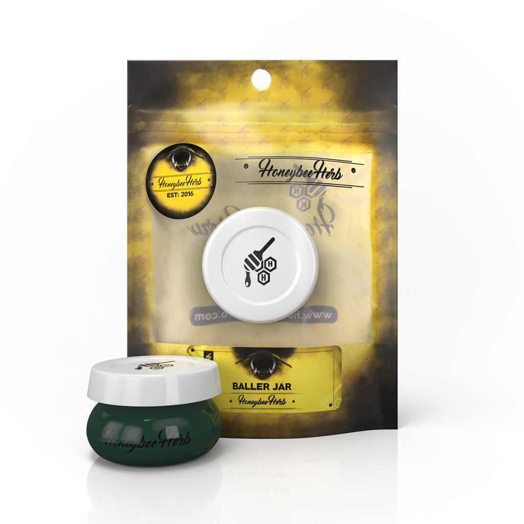 jade baller dab jar with packaging, smell-proof concentrate storage, buy today