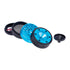 Best Aluminium Light-Blue Grinder With Cone Holder Funnel 4-Parts View
