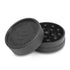 Black 2-piece hemp herb grinder in a clean product view.