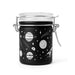 Black Frosted Galaxy 2.5 Inch Storage Jar by Ted Miller Innovations with planet design, available at Honeybee Herb