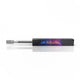 Black Purple Glitter Sparkles Crytal Handle Knife Tip Resin Galaxy Dabber Horizontal View