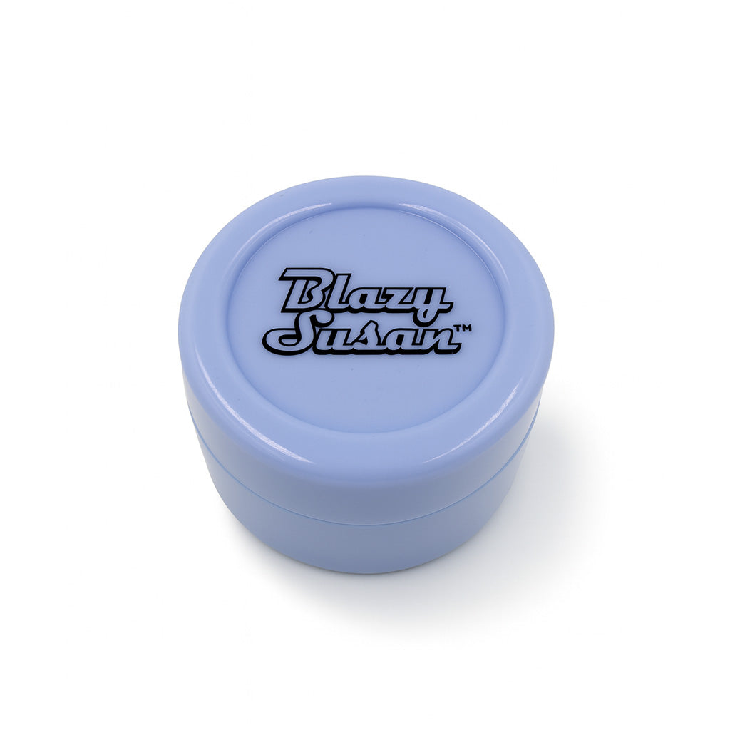Blazy Susan Lilac Dab Jar – sleek silicone concentrate container with leak-proof storage design