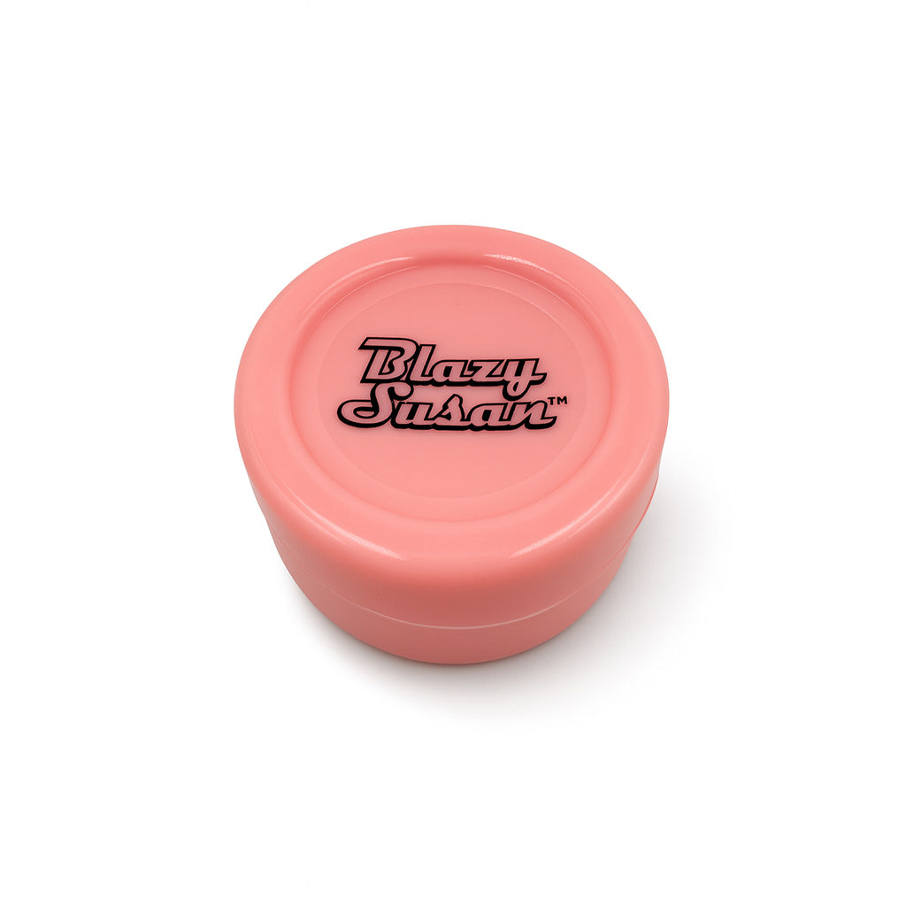 Blazy Susan Dab Jar Pink – stylish airtight silicone jar for wax and oil storage