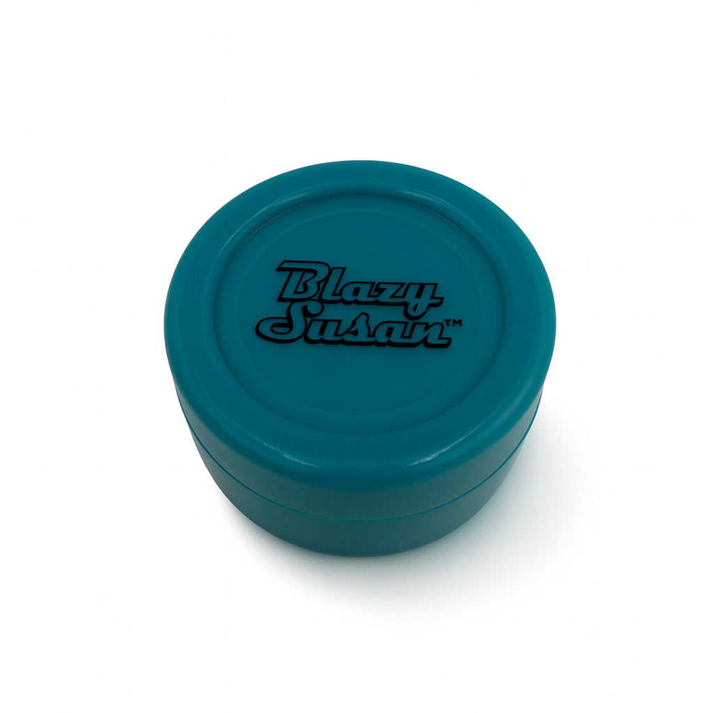lazy Susan Pink Dab Jar – stylish silicone container for dab storage and portable concentrate use
