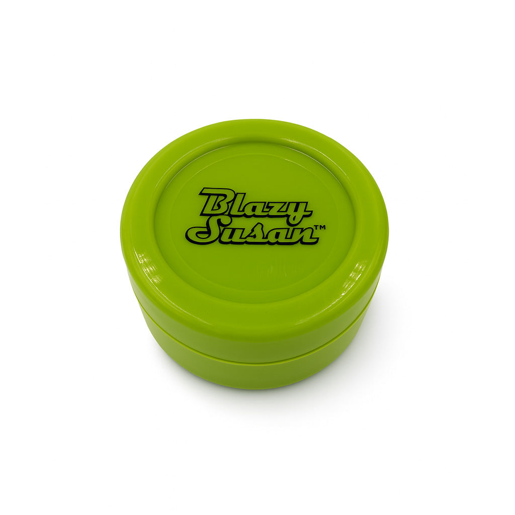 Blazy Susan Teal Dab Jar – reusable silicone stash jar for wax and concentrate preservation