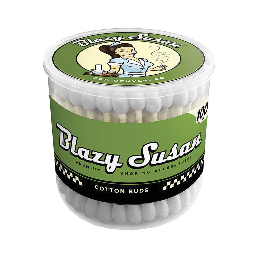 Blazy Susan white cotton buds 100 count for dabbing – order online at Honeybee Herb