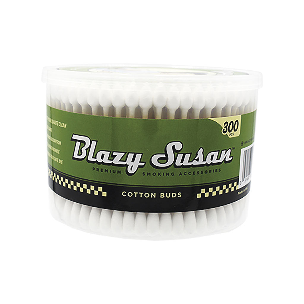 Blazy Susan white cotton buds 300 count for dabbing – shop bulk pack at Honeybee Herb