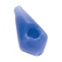 Blue diamond-shaped glass hand pipe with ergonomic bowl—order today for quick delivery.