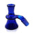 Blue Glass 18MM Male 45-Degree Frosted Joint Translucent Full Color Ash Catcher