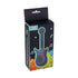 Guitar-shaped Blue Mix glass hand pipe – stylish smoking accessory
