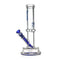 Blue Phoenix Star 7mm Glass Tube 12inch Bong With Thick Base