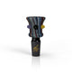 Honeybee Herb Wholesale Blue Stripe Candy Colorful Dot Bong Slides FB-14 Product View