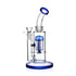 Buy Jellyfish Percolator Bent Neck Bong in blue—hero product image for quick add to cart.
