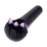 Jade black cat paw glass hand pipe with raised claws—buy online with fast shipping. 