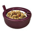 Purple ceramic Cereal Bowl Pipe - Roast & Toast by Fashion Craft showcasing a whimsical cereal bowl design.