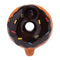 Order chocolate ceramic donut smoking pipe – angled product photo