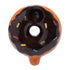 Order chocolate ceramic donut smoking pipe – angled product photo