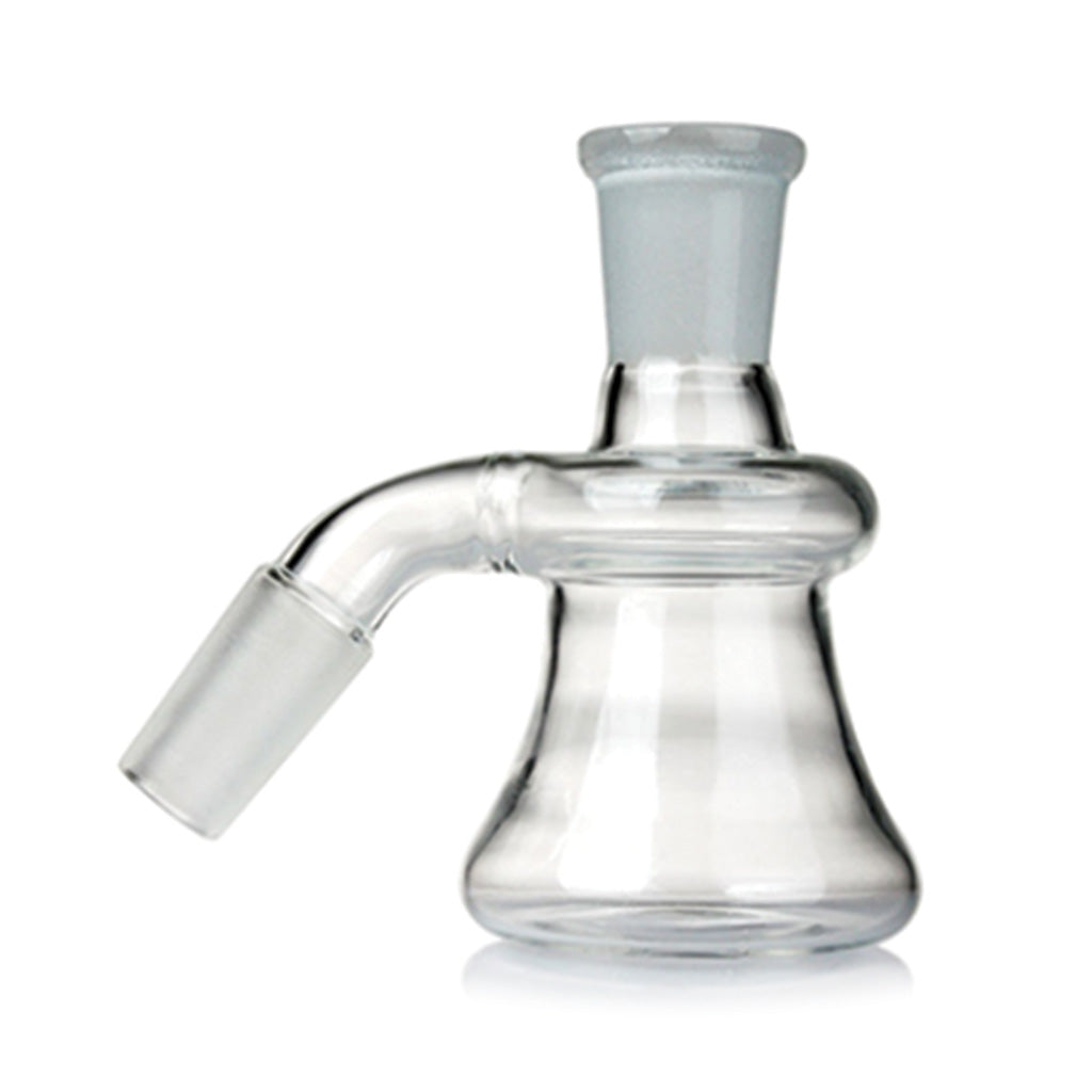 Clear Glass 14MM Male 45-Degree Frosted Joint Translucent Full Color Ash Catcher