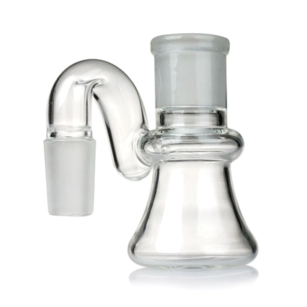 Clear Glass 18MM Male 90°-Degree Frosted Joint Translucent Full Color Ash Catcher