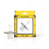 Quartz Terp Slurper Clear Glass Middle Disk Shape Carb Cap Yellow Packaging View
